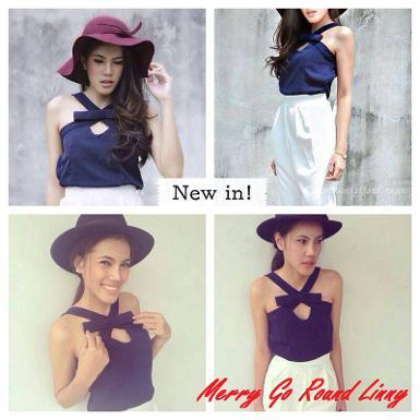 Tie-Front Top  (GR B0026)