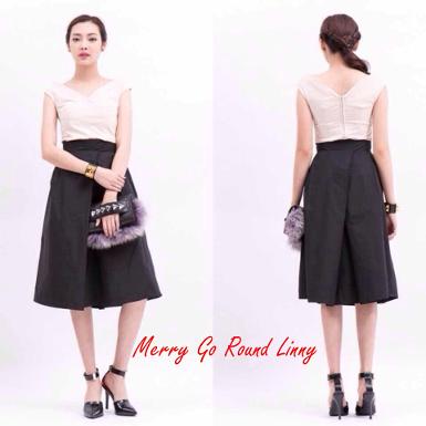 Knee Length Full Skirt  (GR SK0018)